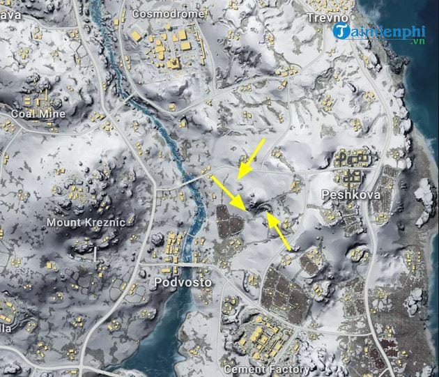 Cách vào hầm bí mật trong bản đồ tuyết Vikendi của PUBG