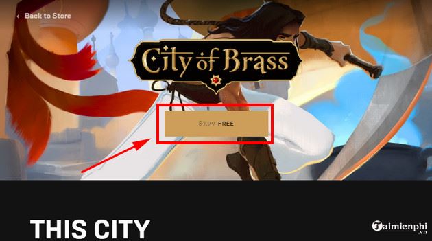 Cách nhận game hành động City of Brass miễn phí