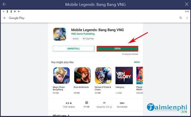 Cách chơi Mobile Legends Bang Bang VNG trên Bluestacks