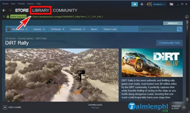 Hướng dẫn nhận miễn phí game đua xe Dirt Rally trên Steam