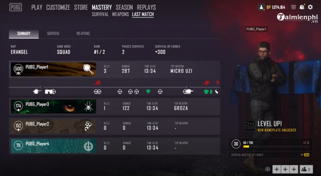 tinh nang pubg survival mastery se duoc cap nhat vao tuan toi 4