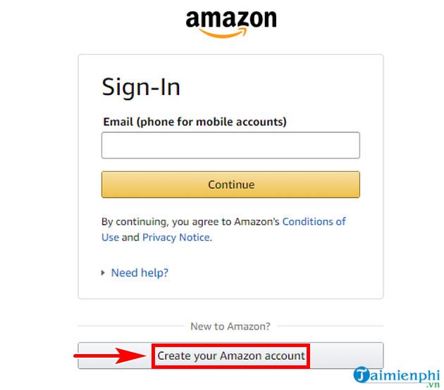 Cách đăng ký tài khoản Amazon Prime