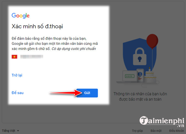 Làm cách nào để đăng ký tài khoản Gmail của tôi?