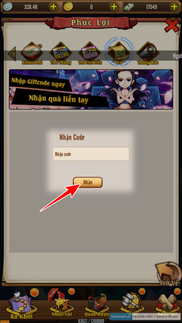 how to enter code