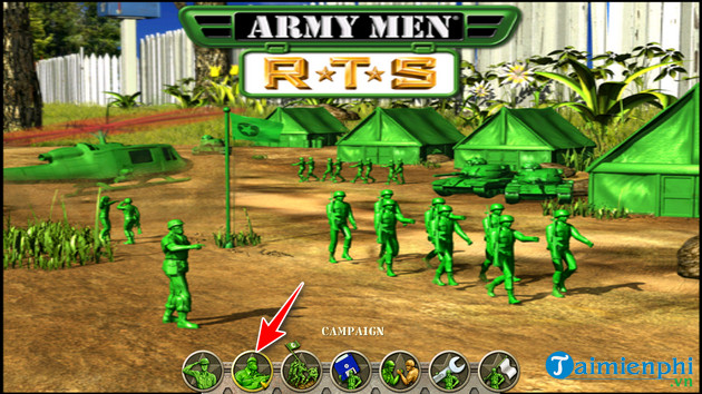 Cách tải và chơi game Army Men RTS trên máy tính