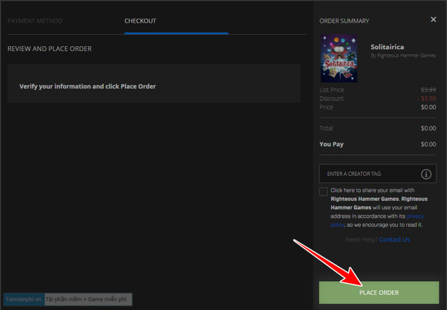 cach tai va choi mien phi game solitairica 4