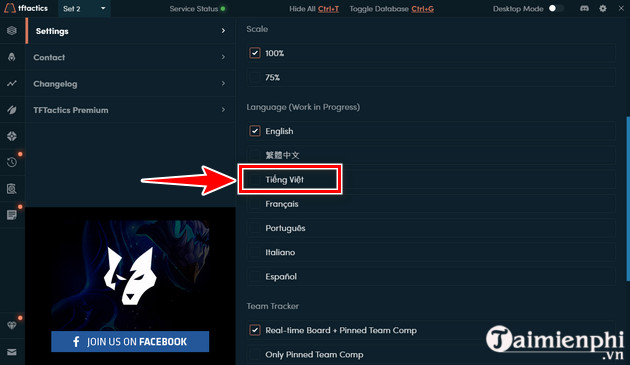 Hướng dẫn đổi ngôn ngữ tiếng Việt TFTactics Đấu Trường Chân Lý