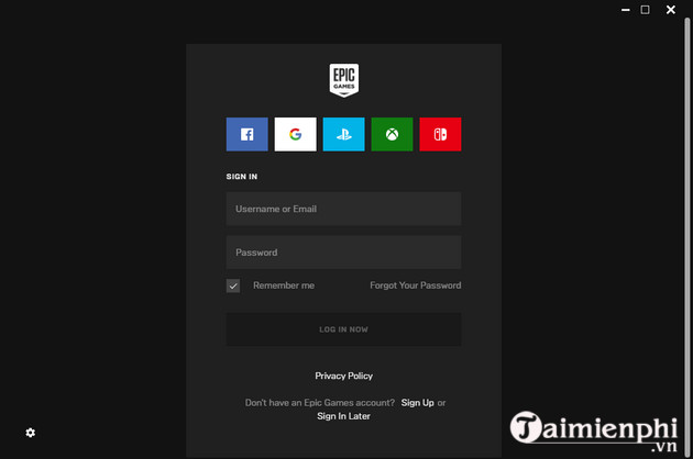 huong dan tai va cai dat epic games launcher tren may tinh 7
