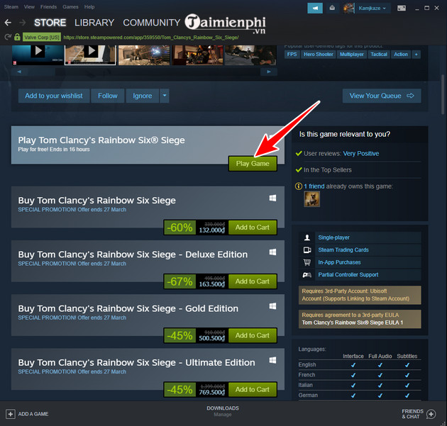 Rainbow six siege steam code volwatcher