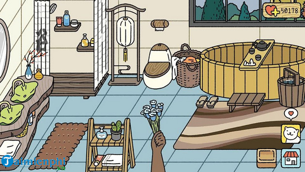 Trong Adorable Home, game thế giới ảo về việc trang trí nhà cửa, phòng tắm cũng là một phần không thể thiếu được. Cùng trang trí phòng tắm của bạn theo phong cách riêng với hàng ngàn công cụ và vật phẩm đa dạng. Tham gia vào game Adorable Home và trải nghiệm việc trang trí phòng tắm trong game sẽ giúp bạn có những ý tưởng mới mẻ cho căn phòng quan trọng này.
