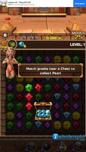 Cách cài đặt và chơi game Jewel Ancient 2