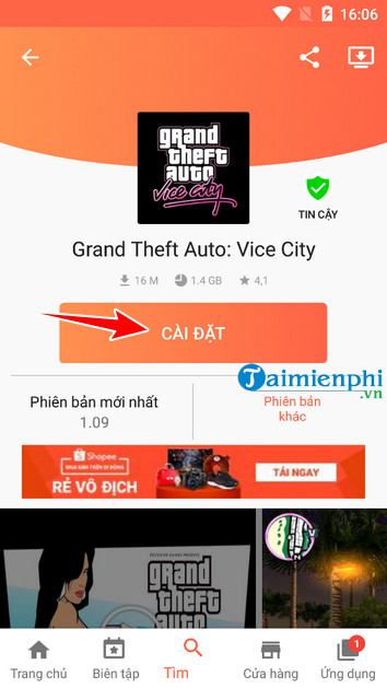 Hướng dẫn tải và chơi GTA Vice City trên điện thoại Android