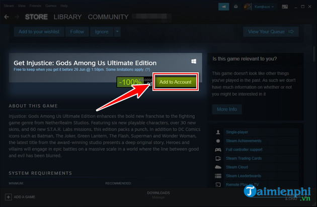 cach tai va choi mien phi injustice gods among us ultimate edition 4