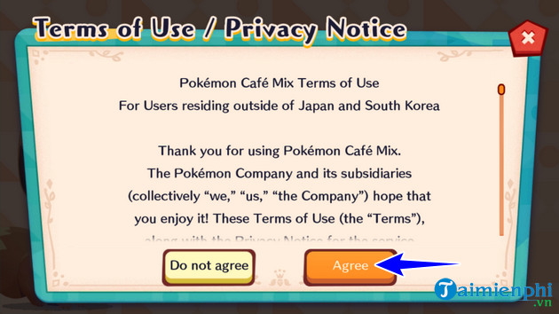 Hướng dẫn tải và chơi game Pokemon Cafe Mix