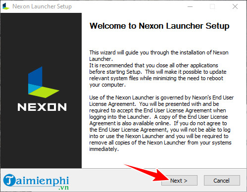 Hướng dẫn tải và cài đặt Nexon Launcher