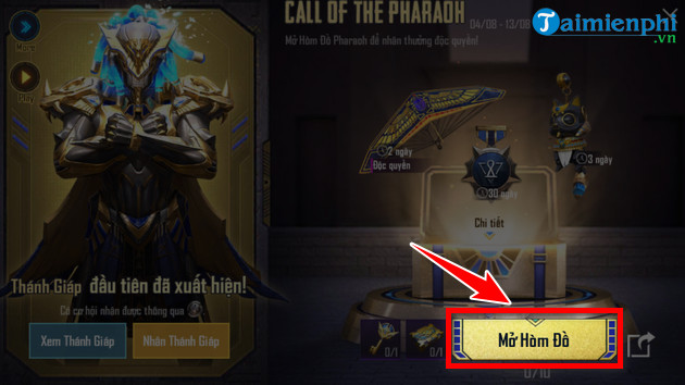 Cách chơi sự kiện Call of The Pharaoh trong PUBG Mobile