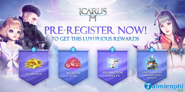 Cách đăng ký chơi trước game Icarus M bản Quốc Tế