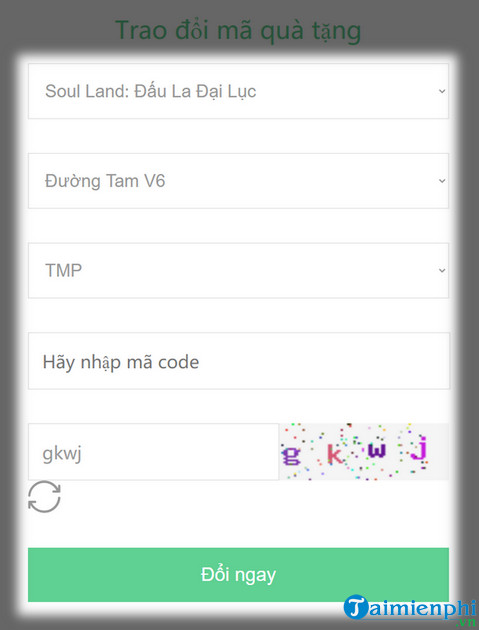 How to enter code Soul Land