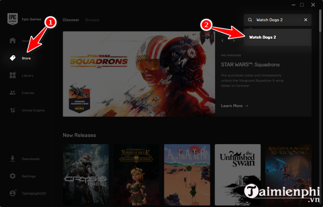 cach tai va choi mien phi game watch dogs 2 tren epic store 2
