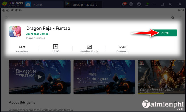 how to play dragon raja vn on pc in bluestacks 5