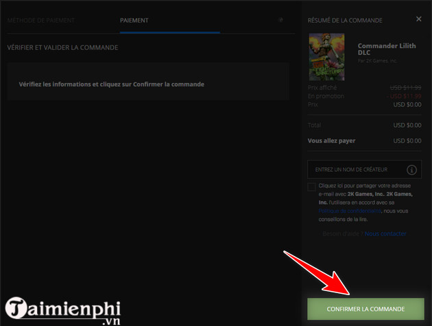Epic Games Store tặng free DLC Borderlands 2, Commander Lilith DLC 7 epic games store tang mien phi dlc borderlands 2 commander lilith dlc 3