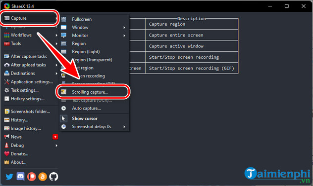 Cách chụp màn hình dài, cuộn trên Windows 11 nhanh nhất 12 cach su dung sharex chup man hinh dai tren windows 11 don gian