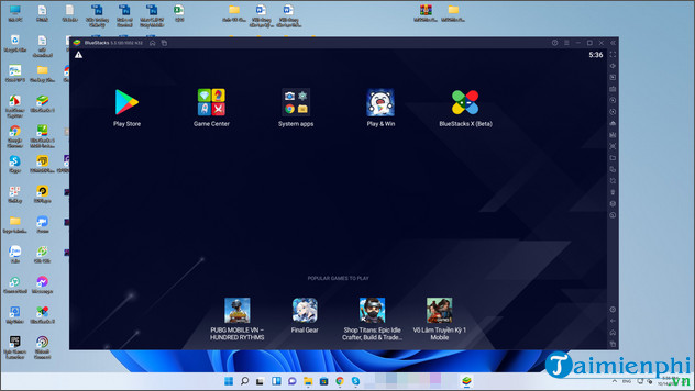 cach cai dat bluestacks tren windows 11