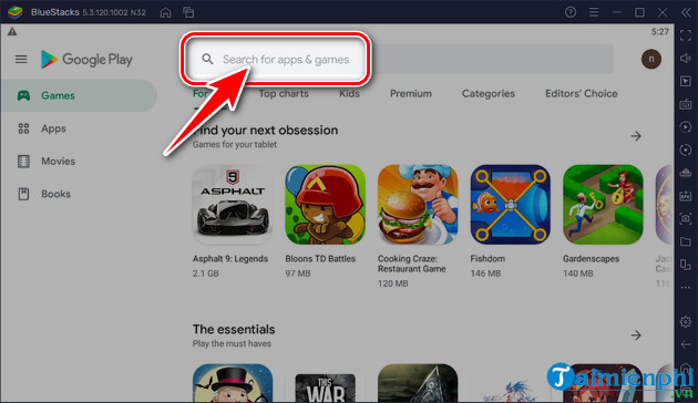 huong dan tai va cai dat bluestacks tren win 11