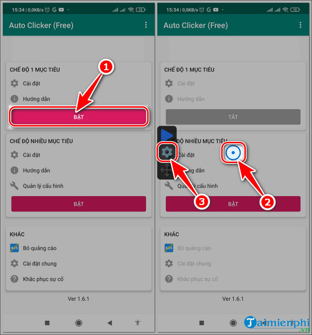cach auto click tren android khong can root