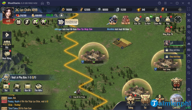 How to play and play three kingdoms on BlueStacks state computer