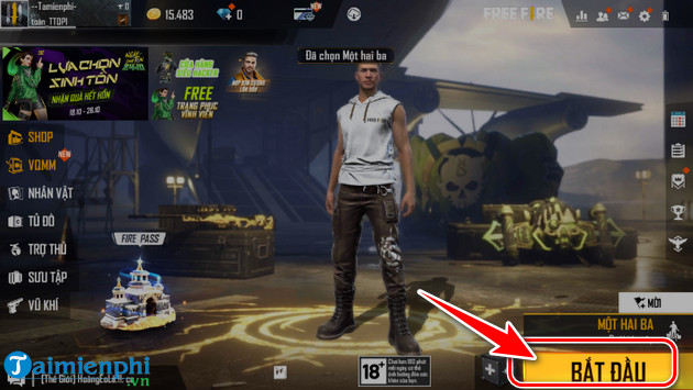 How to hide Red Light Green Light in free fire