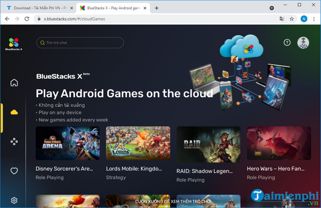 Cách đổi ngôn ngữ tiếng Việt trên BlueStacks X