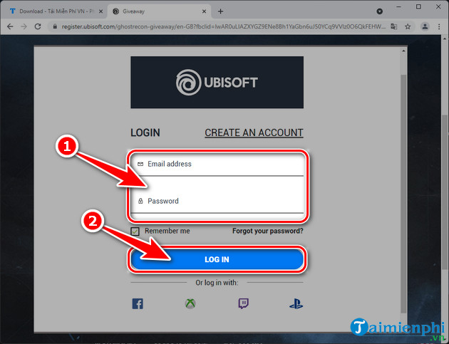 cach tai va choi tom clancy s ghost recon mien phi tren may tinh