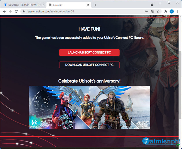nhan mien phi assassin's creed chronicles trilogy PC