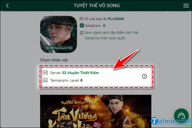 to hop the code of the song vo song mobile