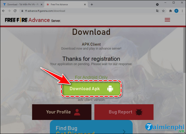 how to install and install free fire ob31 advance server