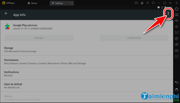khac phuc loi google play services ngung hoat dong tren ldplayer