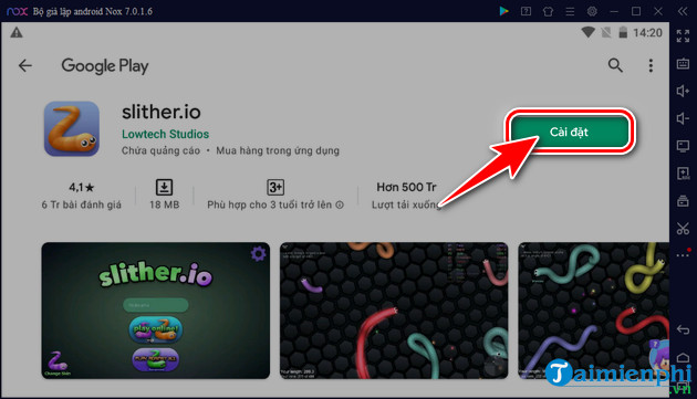 how to play and play the game run slither io on pc by noxplayer