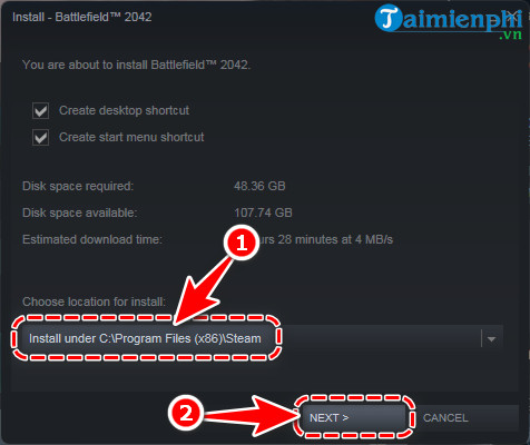 cach tai va choi battlefield 2042 mien phi tren steam