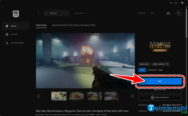 cach tai va choi game second extinction mien phi tren may tinh