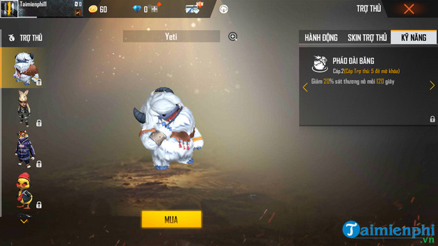 how to record yeti in free fire mien phi