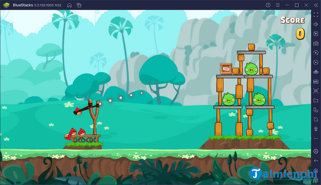 How to play angry birds friends on Android BlueStacks