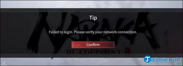 naraka bladepoint failed to fail to Login