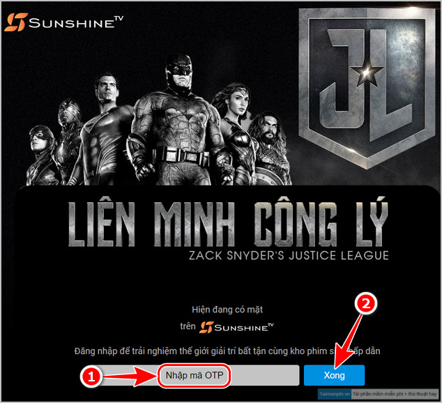 cach xem phim lien minh cong ly 2021