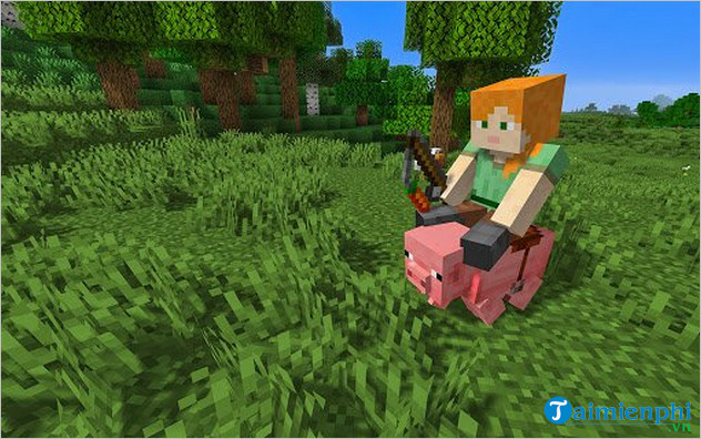 noi thu thap yen ngua trong minecraft