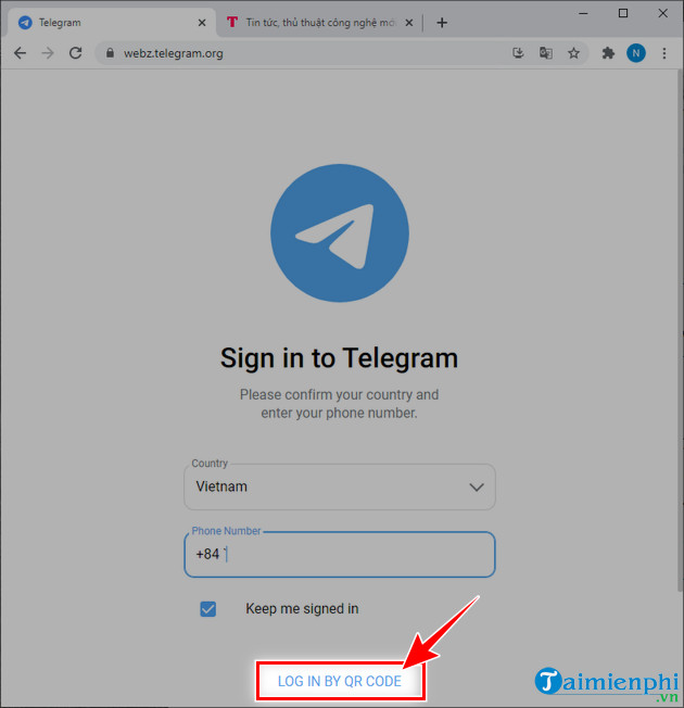 Telegram web