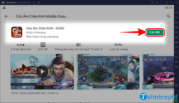 how to install data and play mobile gosu on pc
