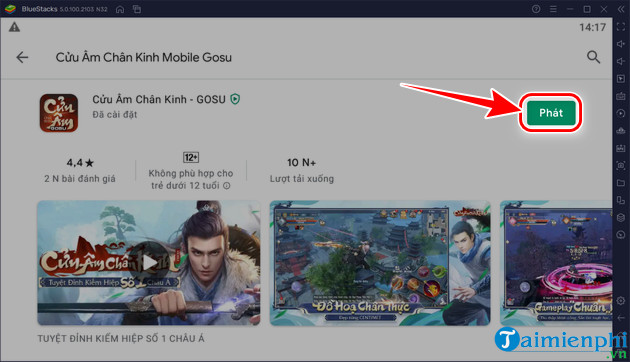 how to install data and play mobile gosu on computer