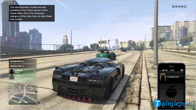 how to log out of gta 5 every 6 points