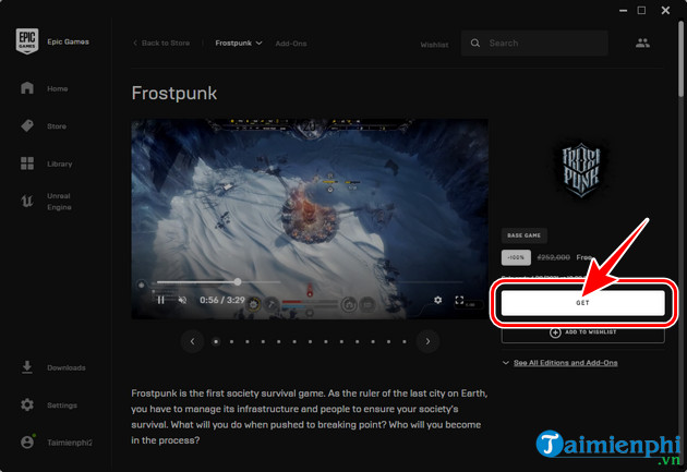 cach tai game frostpunk ban quyen mien phi